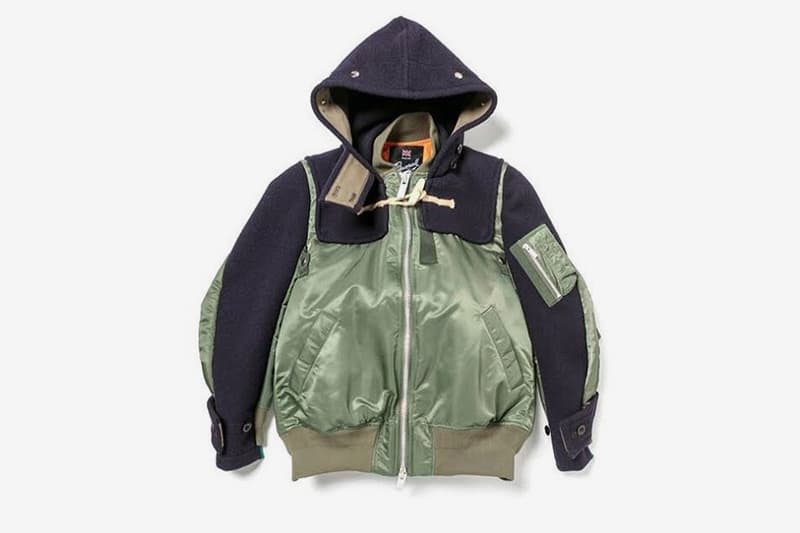 sacai x Gloverall 全新聯名限定系列登場