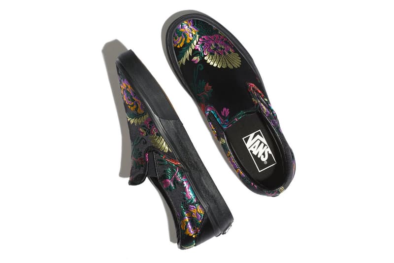 緞面刺繡質感 − Vans 全新「Festival Satin」Slip-On 別注系列上架