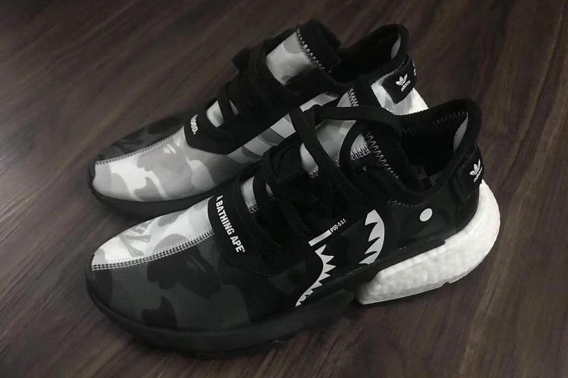 A BATHING APE® x NEIGHBORHOOD x adidas Originals 三方聯乘 P.O.D.-S3.1 曝光