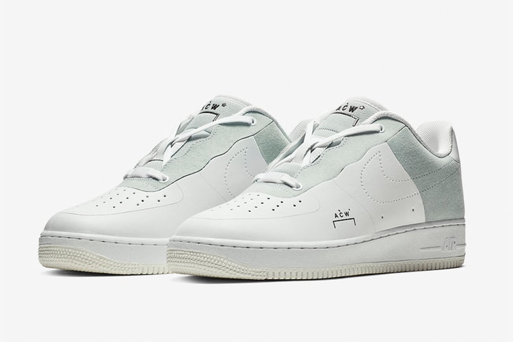 A-COLD-WALL* x Nike 聯名 Air Force 1 白色版本官方圖片釋出!