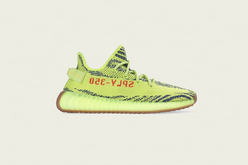 yeezy boost jaune fluo