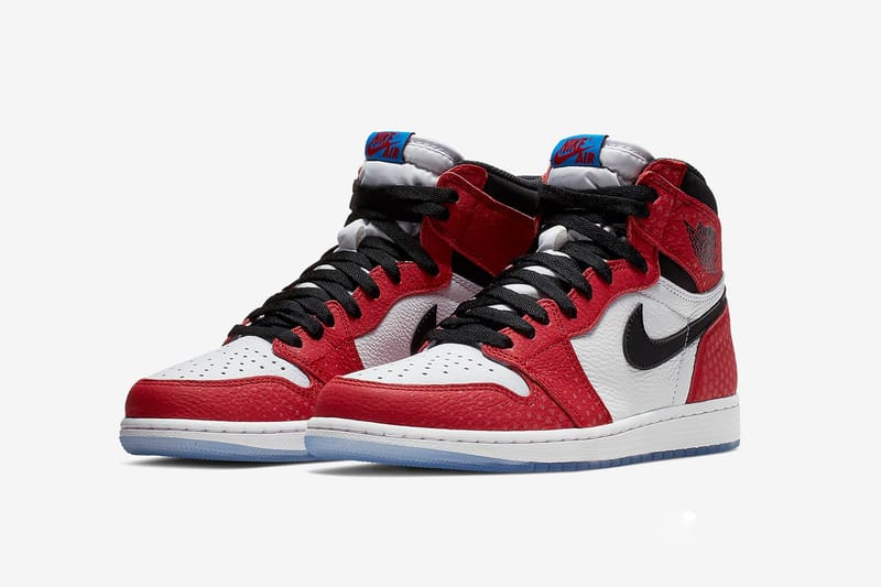 retro air jordan 1 spiderman