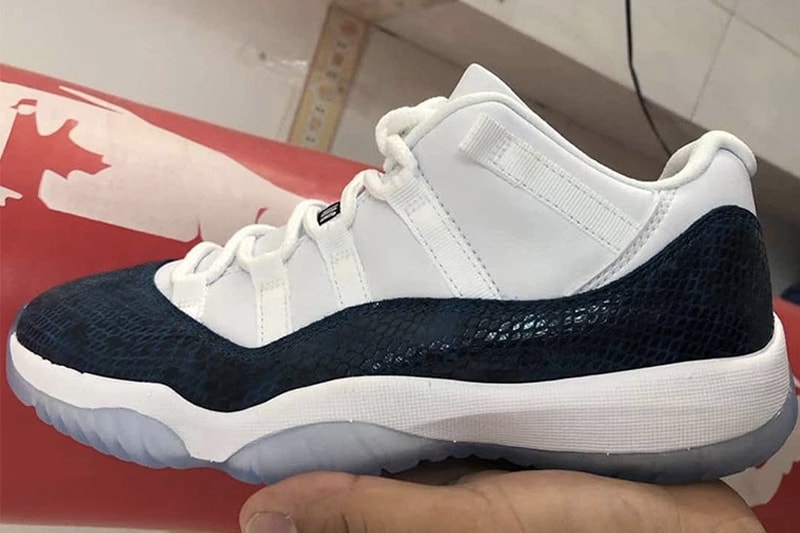 蛇皮壓境！Air Jordan 11 Low「Navy Snakeskin」前瞻圖輯釋出