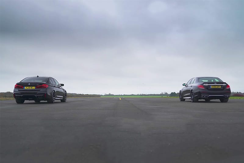 宿命對決 − BMW M5 Competition 與 Mercedes-AMG E63 S 展開 Drag Race 勝負