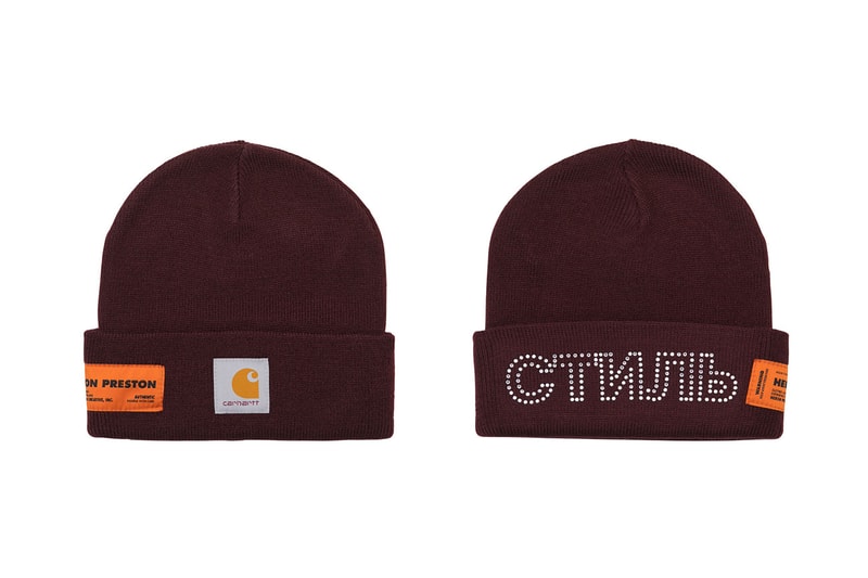 Heron Preston x Carhartt WIP 2018 聯乘系列完整公開