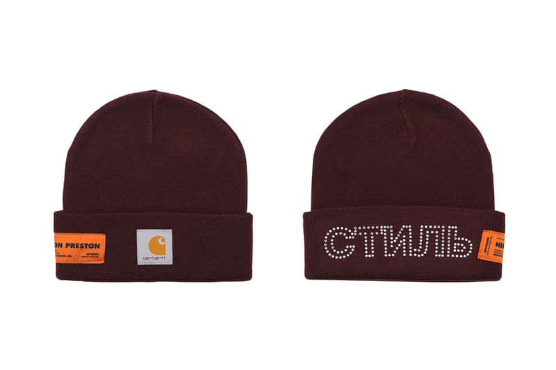 Heron Preston x Carhartt WIP 2018 聯乘系列完整公開