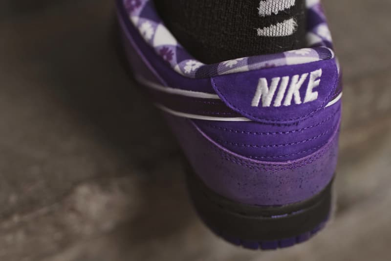 近賞 Concepts x Nike SB Dunk Low 全新 Purple Lobster