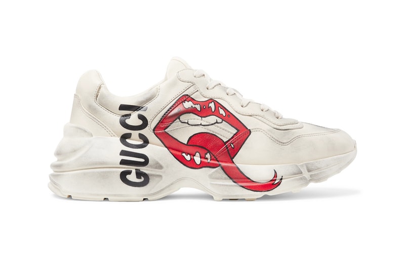 Gucci 復古運動鞋 Rhyton Sneaker 迎來全新「搖滾風」設計