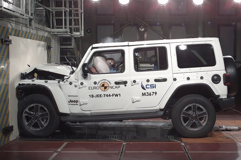 生命受到威脅？Jeep Wrangler 在 NCAP 撞擊測試僅獲一星超低評級
