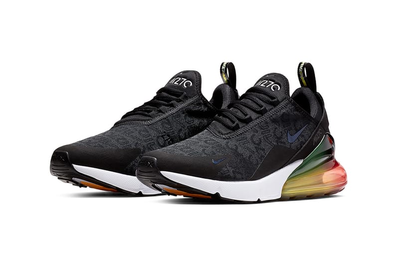 nike air max 270 se black multicolor