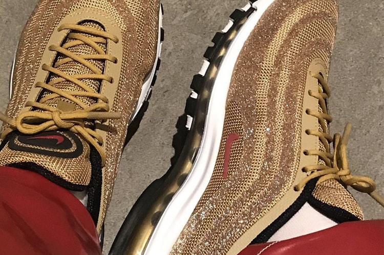 近賞 Nike Air Max 97「Metallic Gold」之 Swarovski 水晶定製版本