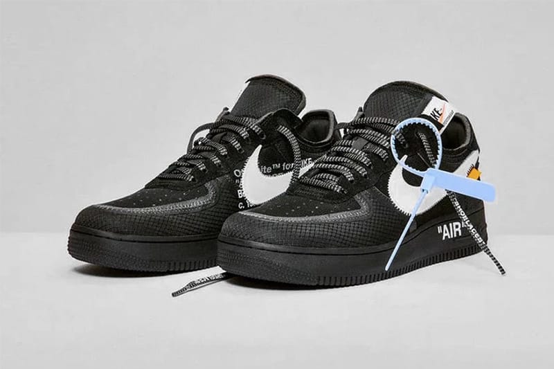 Off-White™ x Nike Air Force 1 全新「Black」&「Volt」配色販售店點公佈