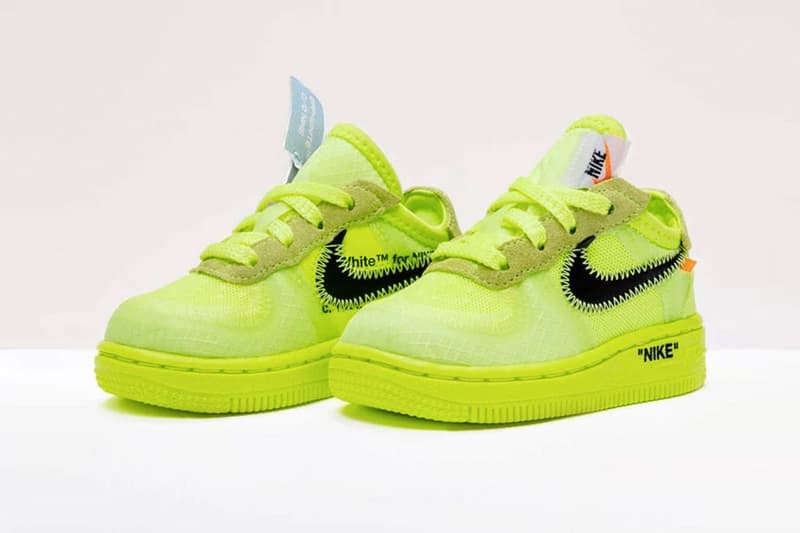 Off-White™ x Nike Air Force 1 全新「Black」&「Volt」配色販售店點公佈