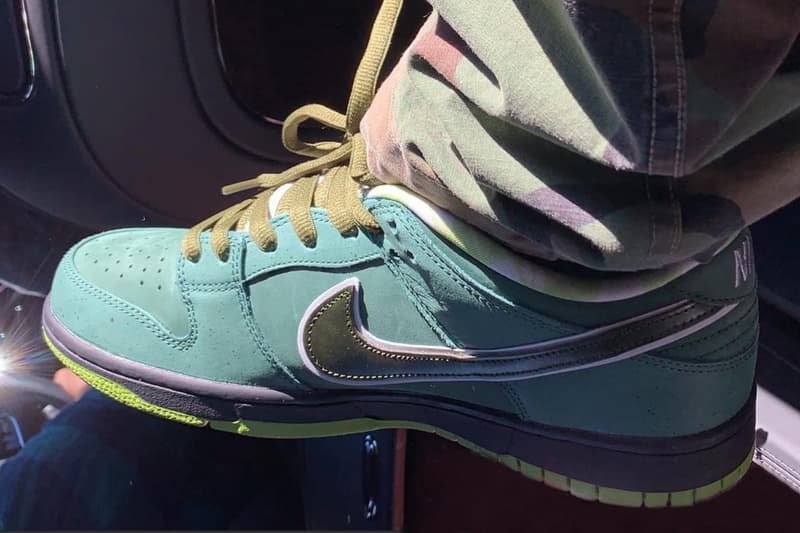 Travis Scott 曝光 CONCEPTS x Nike SB Dunk Low 超限量「Green Lobster」版本