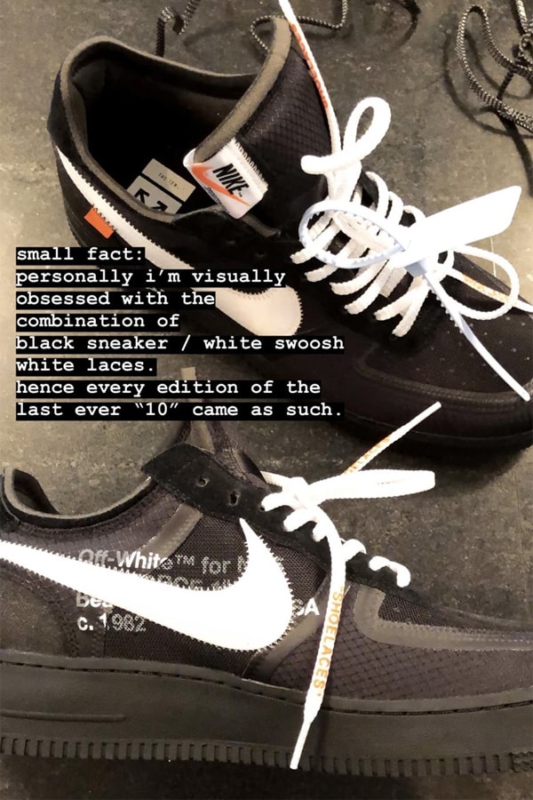 時代更迭 − Virgil Abloh 預告 Nike 聯乘「THE 10」系列即將結束