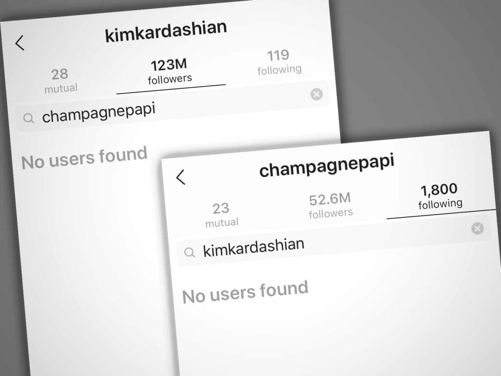 Drake 取消关注 Kim Kardashian 社群帐号