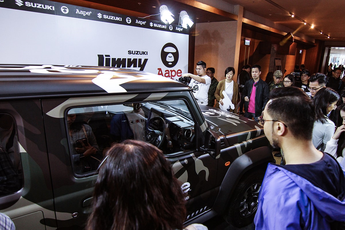 HYPEBEAST 搶先近賞 SUZUKI x AAPE 別注版迷彩 JIMNY