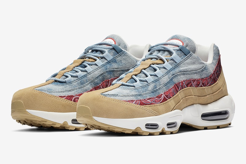 Visvim 聯名？！Nike Air Max 95「Wild West」注入丹寧及腰果花元素