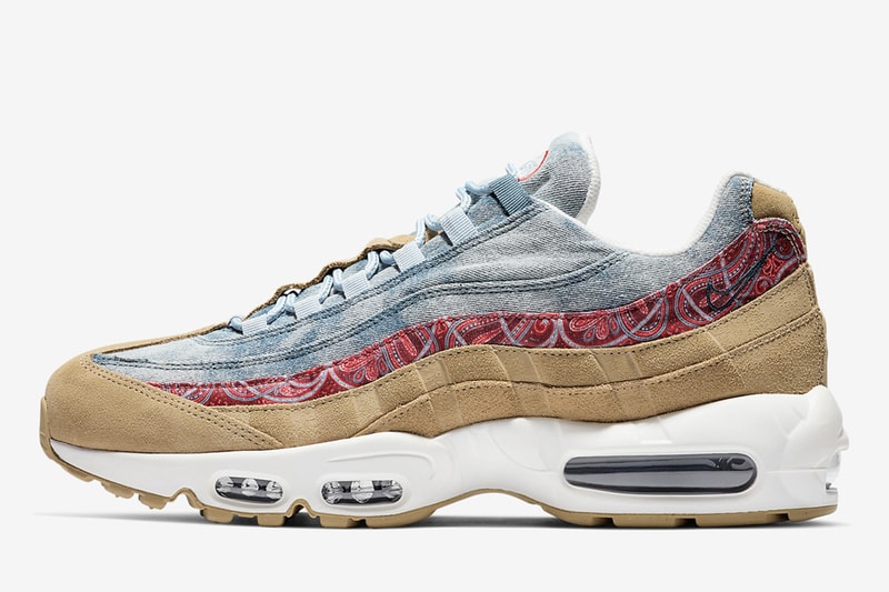 Visvim 聯名？！Nike Air Max 95「Wild West」注入丹寧及腰果花元素
