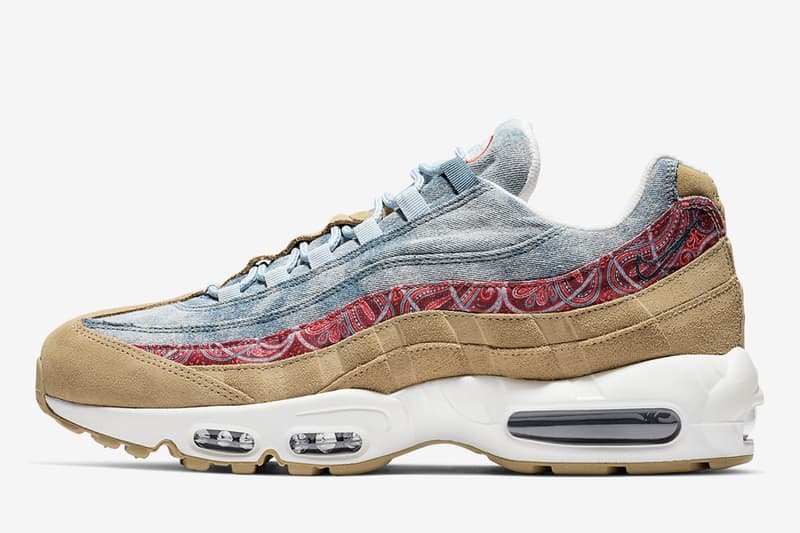 Visvim 聯名?!Nike Air Max 95「Wild West」注入丹寧及腰果花元素