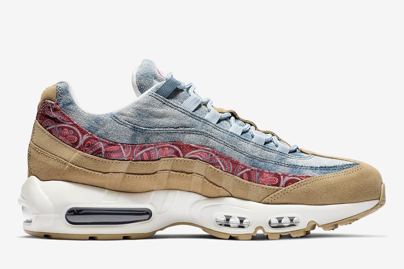 Visvim 聯名?!Nike Air Max 95「Wild West」注入丹寧及腰果花元素