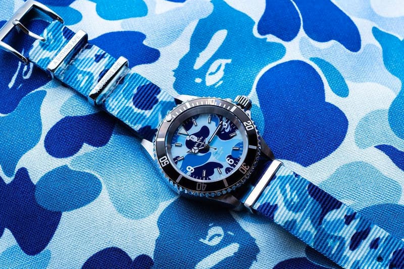 A BATHING APE® 尼龍帶 TYPE 1 BAPEX 腕錶登場