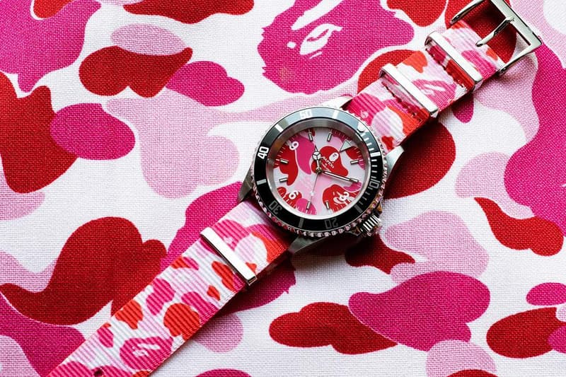 A BATHING APE® 尼龍帶 TYPE 1 BAPEX 腕錶登場