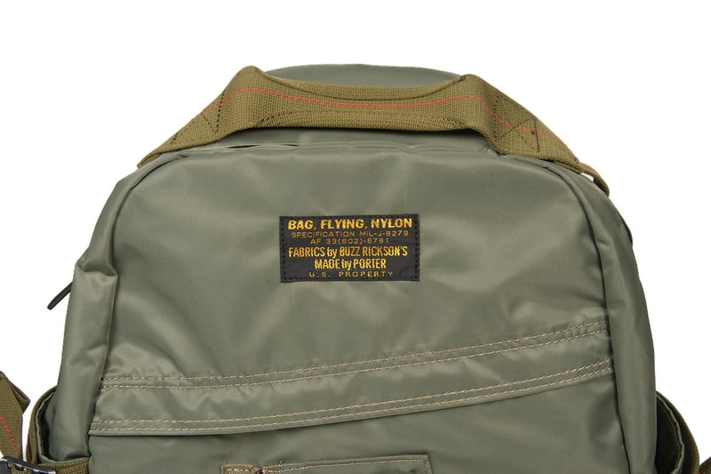 軍事復刻品牌加持－Buzz Rickson's x PORTER 全新聯乘背包