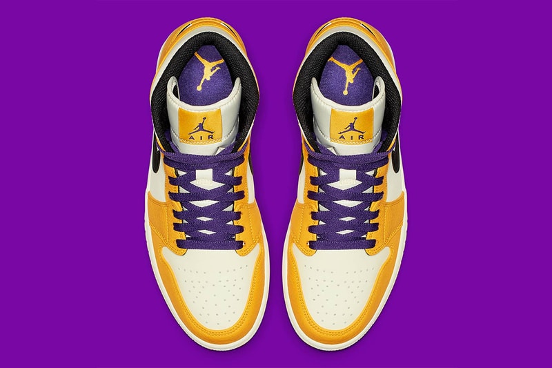 Air Jordan 1 Mid 全新「Lakers」配色發佈