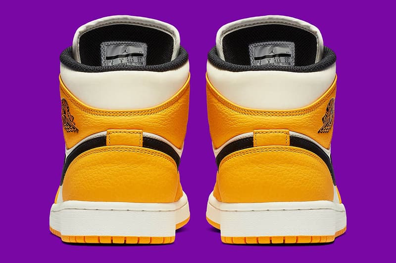 Air Jordan 1 Mid 全新「Lakers」配色發佈