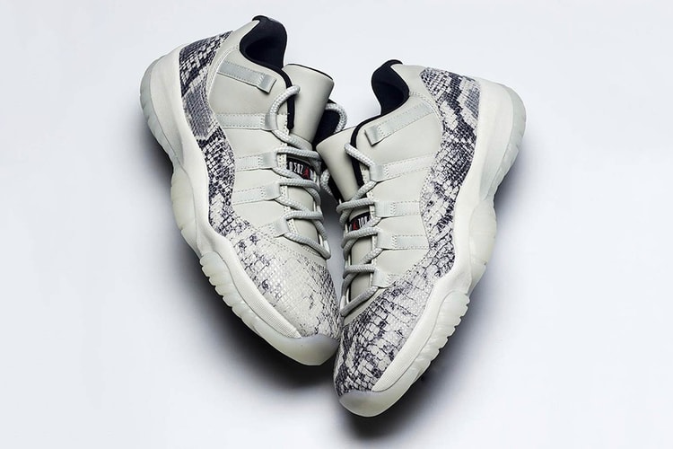 奢華升級-蛇紋 Air Jordan 11 Low 發售情報釋出