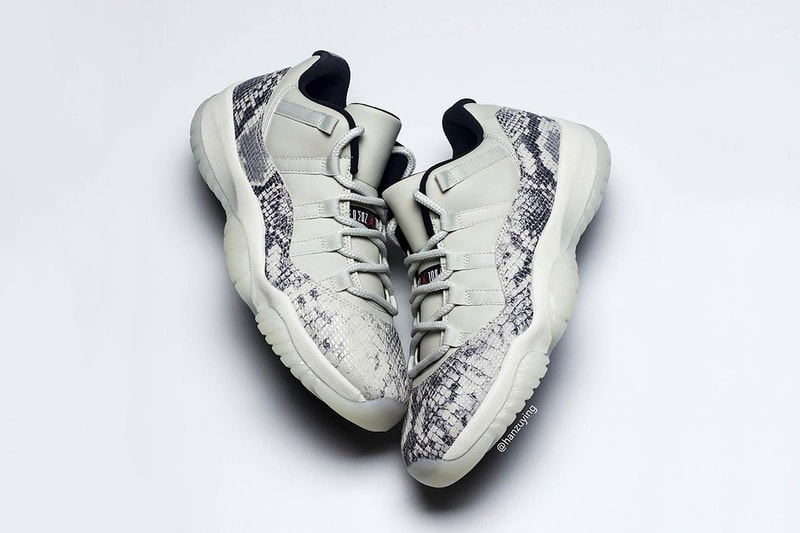 奢華升級－蛇紋 Air Jordan 11 Low 發售情報釋出