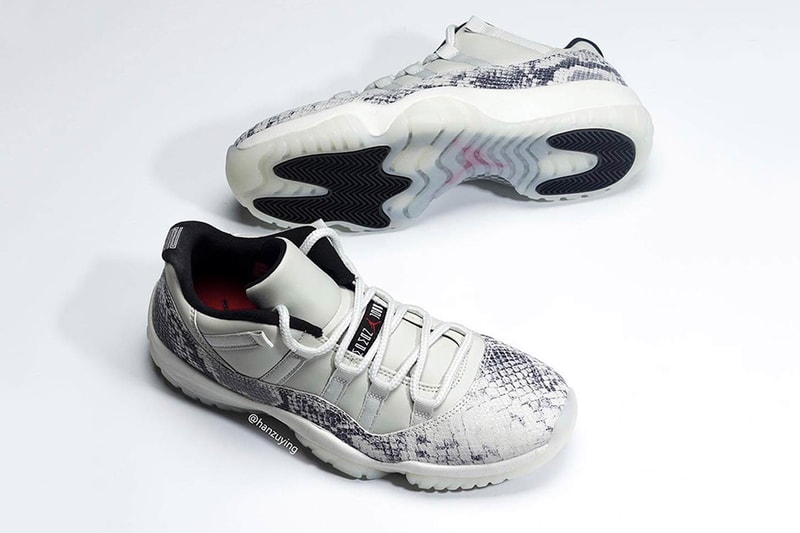 奢華升級－蛇紋 Air Jordan 11 Low 發售情報釋出