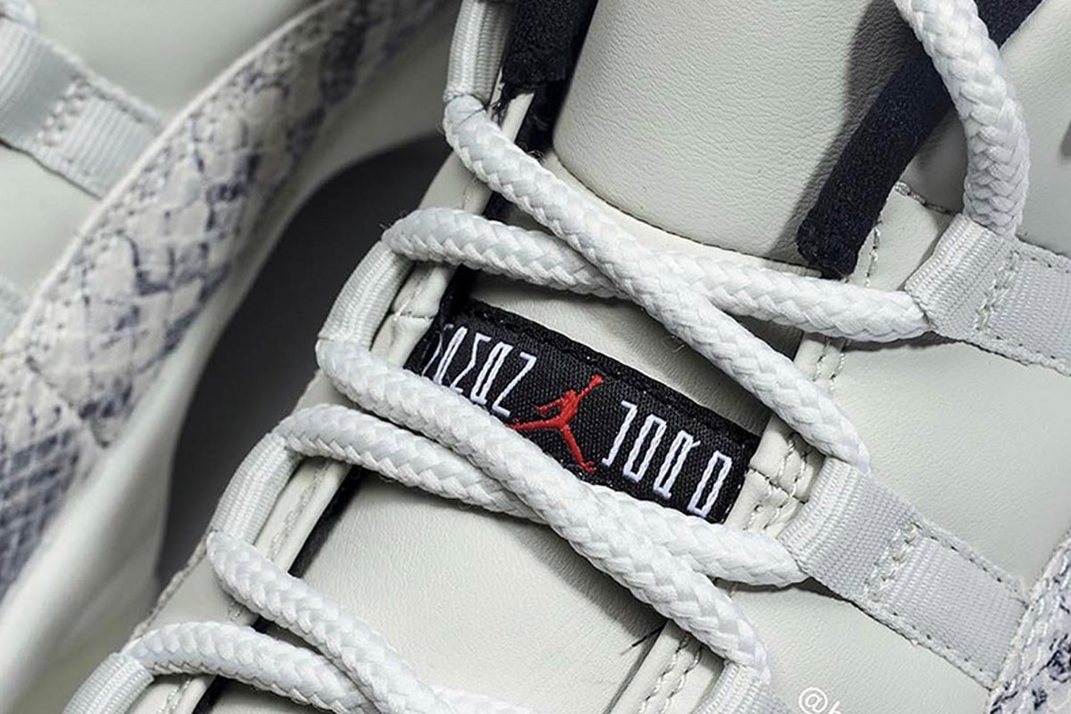 奢華升級－蛇紋 Air Jordan 11 Low 發售情報釋出
