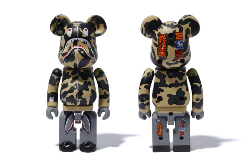 A BATHING APE® x Medicom Toy 全新聯乘 BE@RBRICK 玩偶系列登場