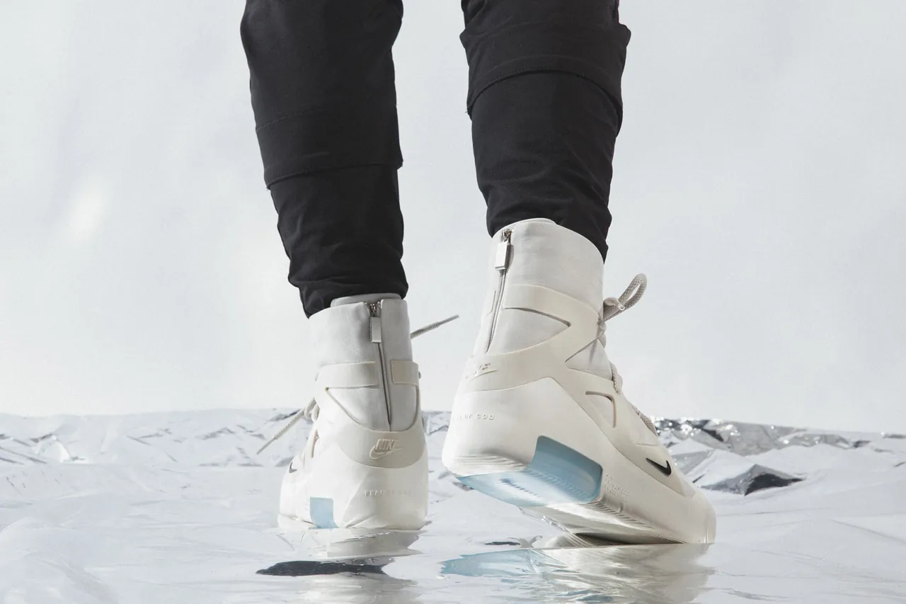 nike air fear of god 1 light bone raffle