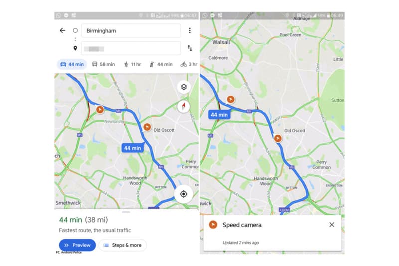 駕駛福音-Google Map 將推出超速照相機提示功能