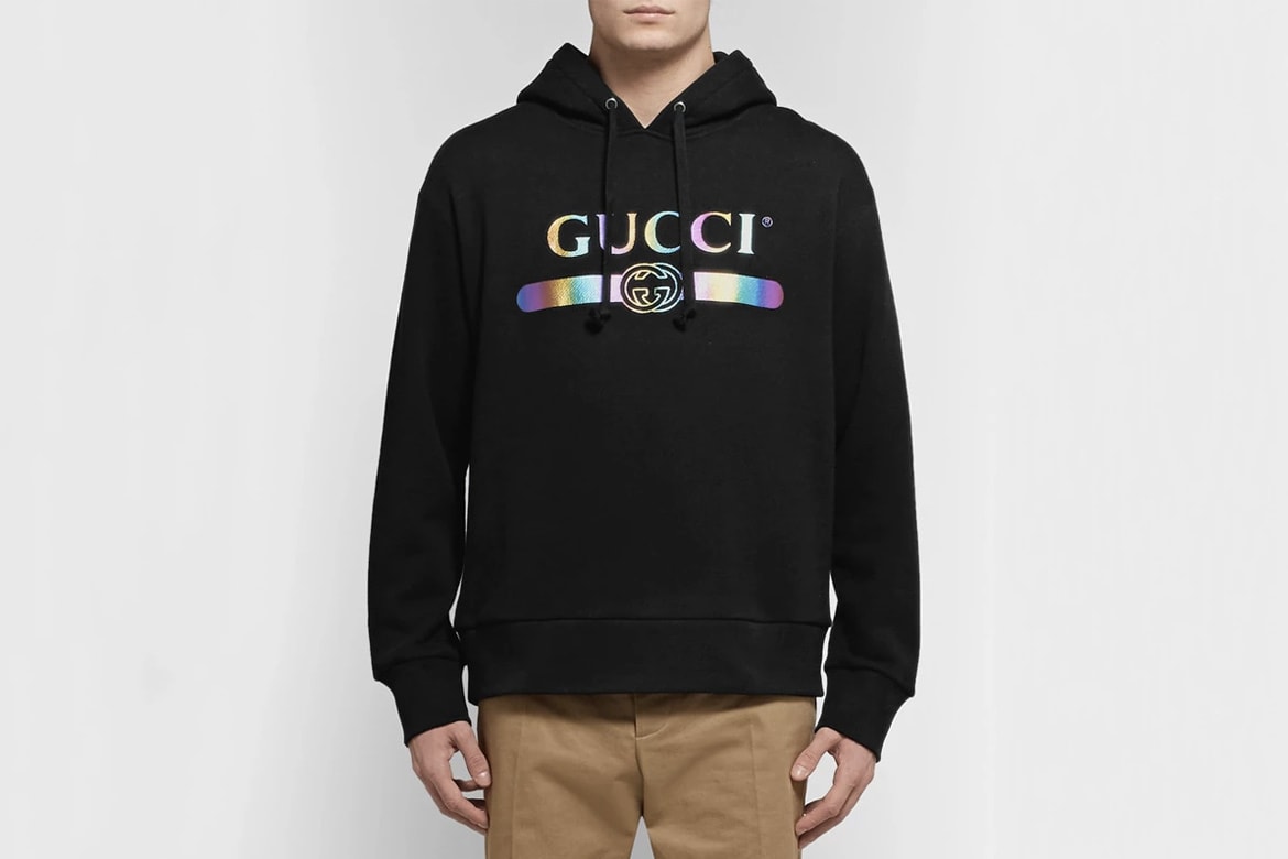 添購新裝 − Gucci 全像圖 Logo 印花 Hoodie 上架
