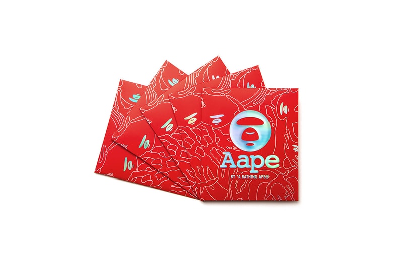 新春紅噹噹－Baby Milo 與 AAPE 共推應節單品