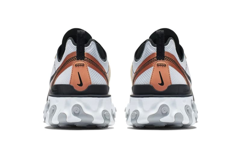 Nike 超人氣跑鞋 React Element 87 釋出全新「Metallic Gold」配色