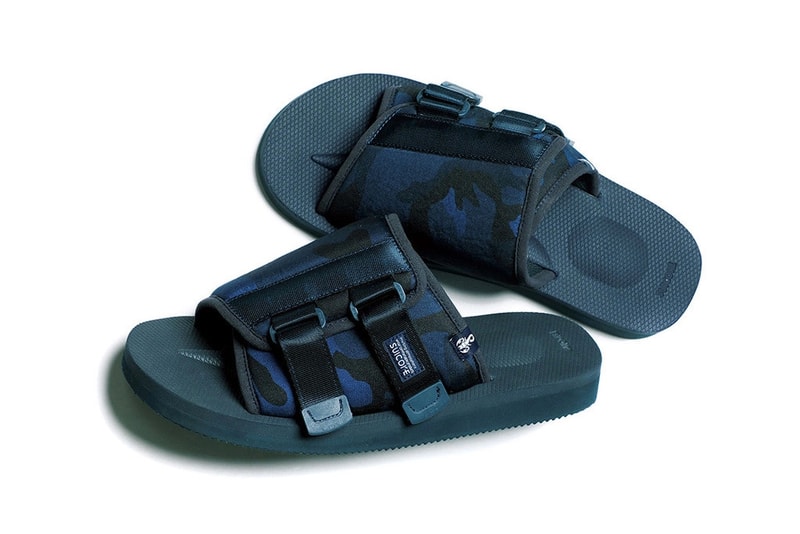 SOPHNET. x Suicoke 全新藍調迷彩聯名 KAW 涼鞋發佈