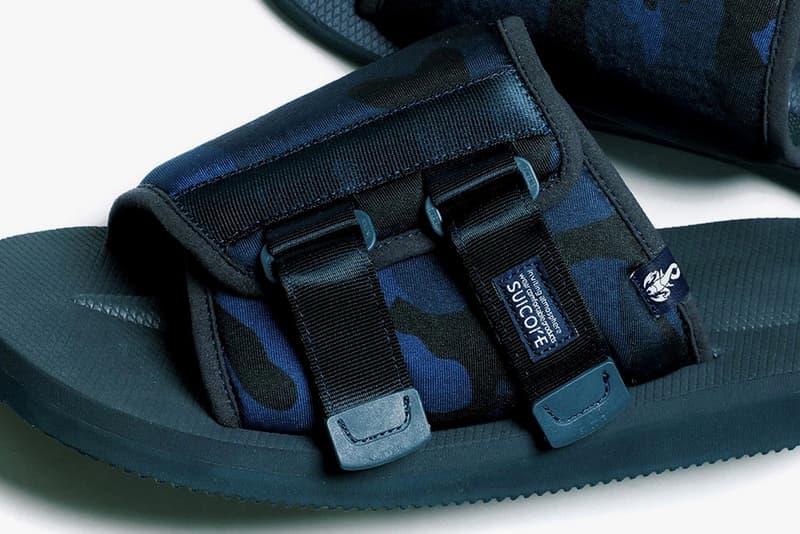 SOPHNET. x Suicoke 全新藍調迷彩聯名 KAW 涼鞋發佈