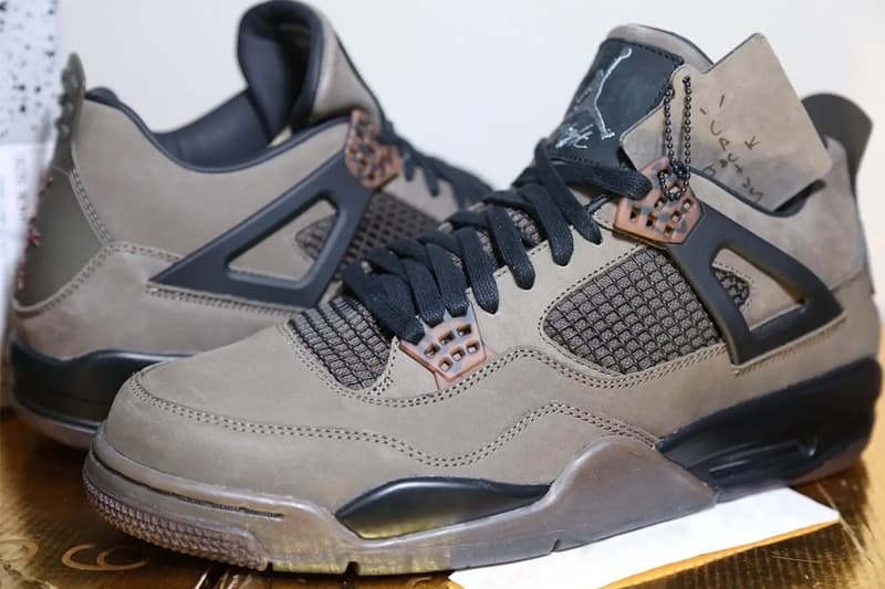 細節近賞 Travis Scott x Air Jordan 4 親友限定款！