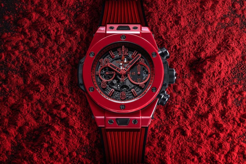 HUBLOT 帶來首款明亮紅色陶瓷腕錶