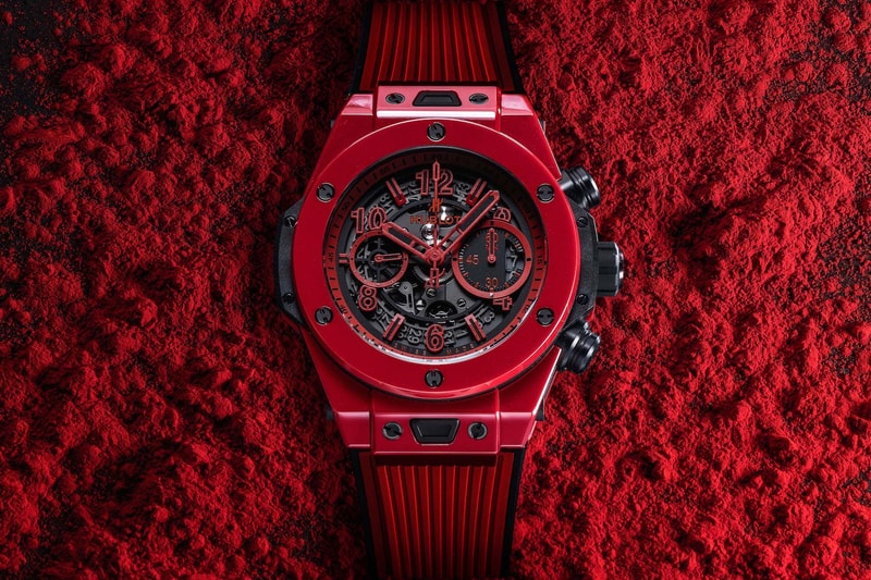 HUBLOT 帶來首款明亮紅色陶瓷腕錶