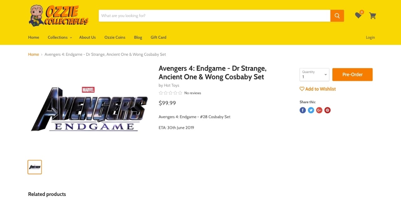 《Avengers: Endgame》电影周边玩具再揭示死亡角色「复活」？！