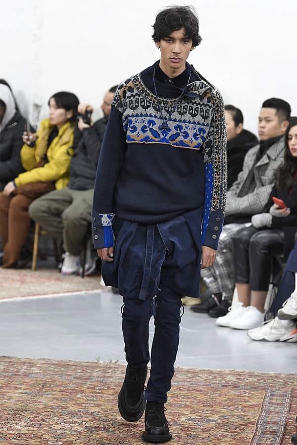 巴黎時裝周 − sacai 發佈 2019 秋冬系列