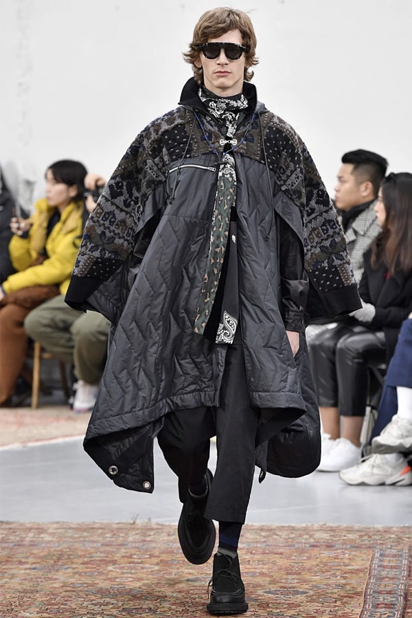 巴黎時裝周 − sacai 發佈 2019 秋冬系列
