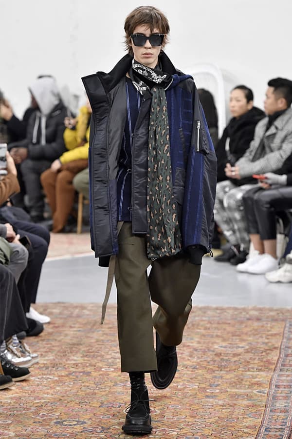 巴黎時裝周 − sacai 發佈 2019 秋冬系列