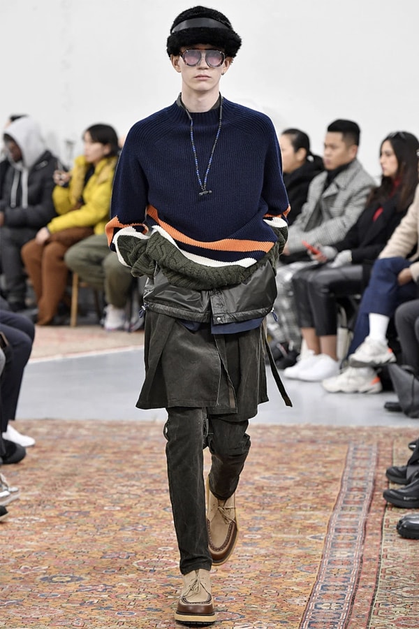 巴黎時裝周 − sacai 發佈 2019 秋冬系列